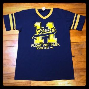 Vintage v-neck athletic tee